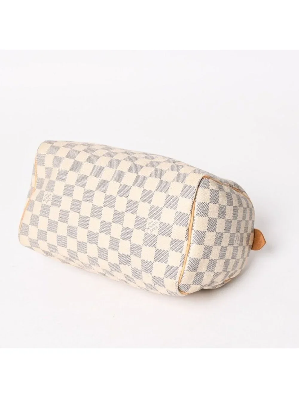 Louis Vuitton Handbag Speedy 25 Damier Azur White Navy